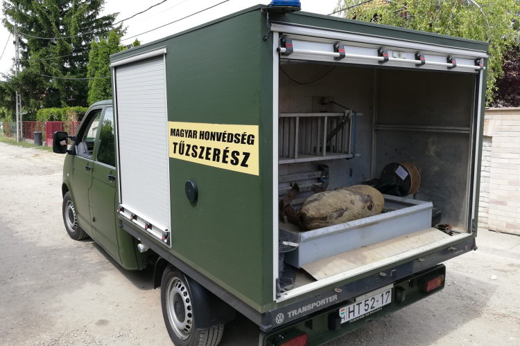 Elszállították a gárdonyi kempingből a második világháborús szovjet repeszbombát